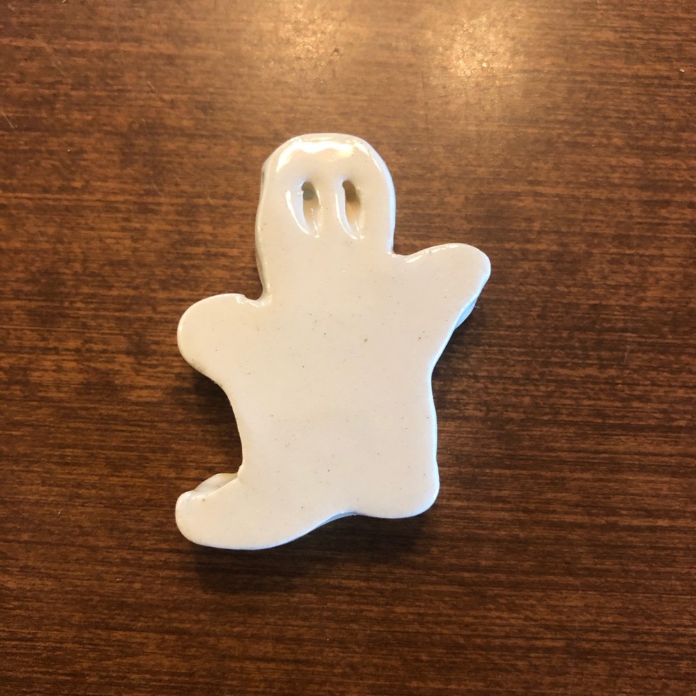 Ceramic Halloween Ghost for Necklace